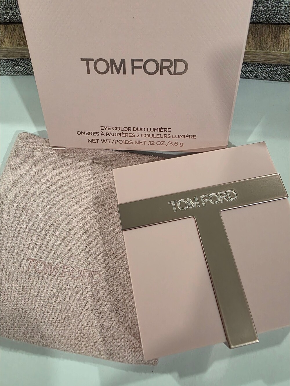 TOM FORD Love Collection Eye Color Duo Lumiére 01 Pink Desire. 0.12 oz 💥NEW💥 - Picture 9 of 9